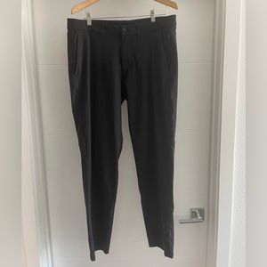 Mens black ABC Classic-Fit Trouser " Warpstreme Lululemon Pants